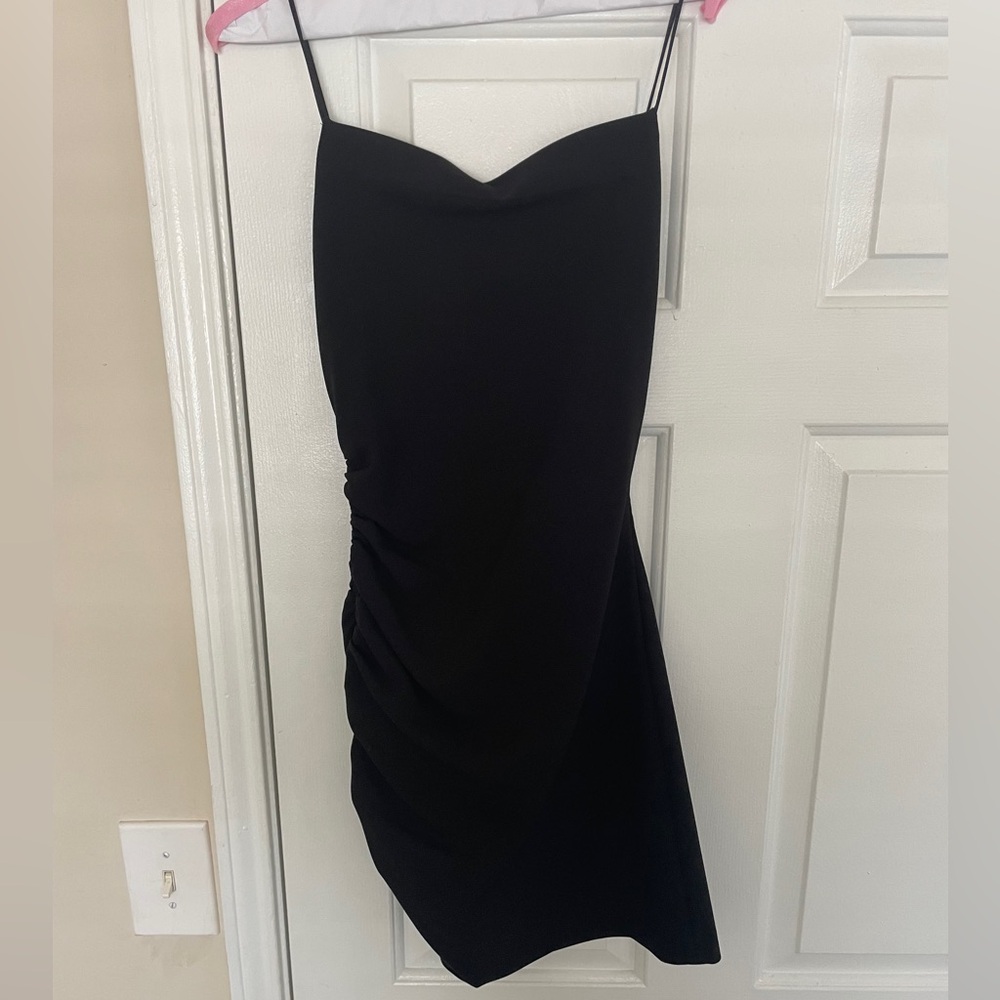 Black Strapless Dress